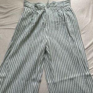 Abercrombie Striped Linen Trouser